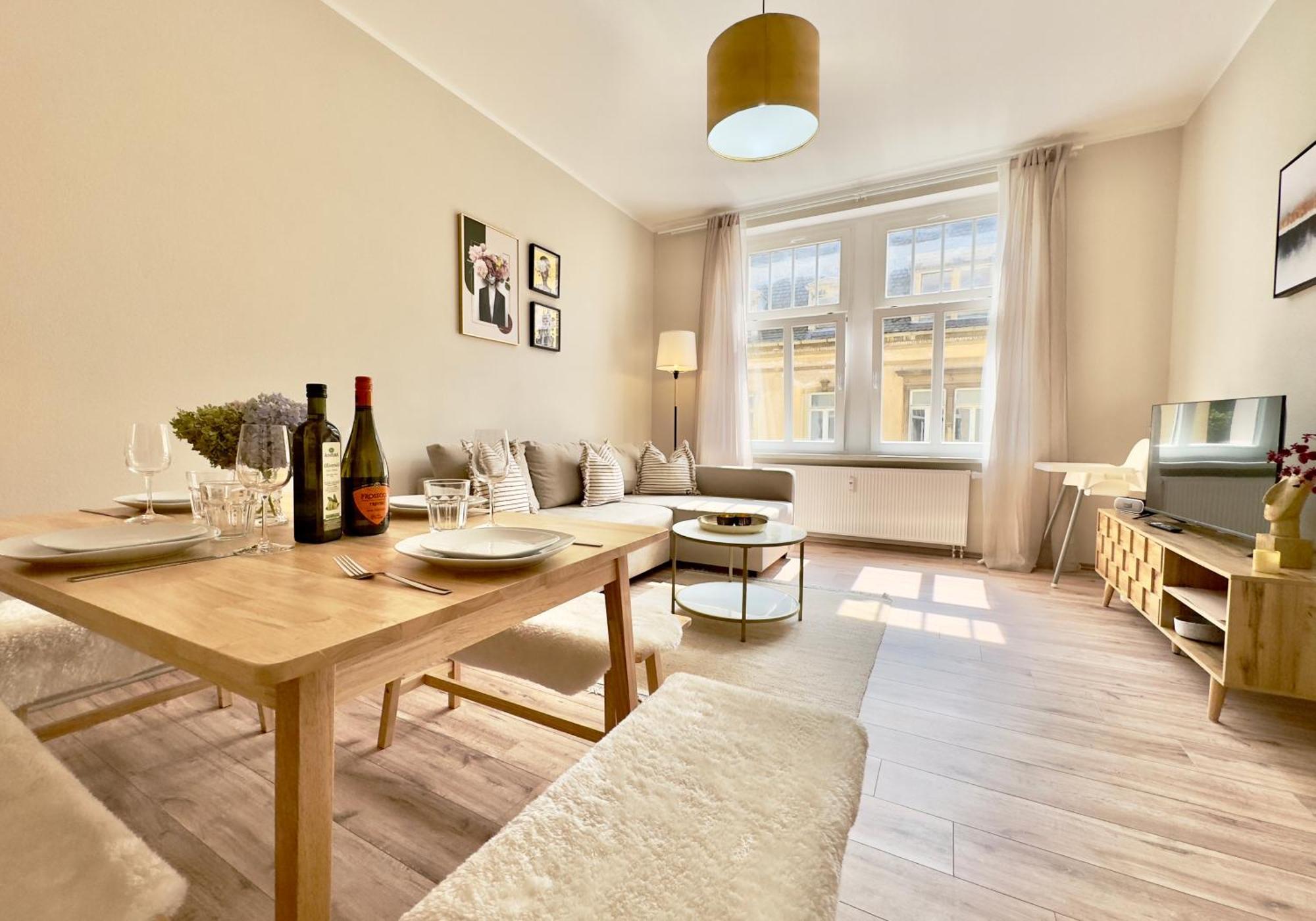 Bautzen Living Appartement - Zentrumslage Parkplatz Babybett Luaran gambar